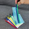 10 Pcs Mixed Color (A6 Size 6.85 X 4.56 Inch) Document Bag Mesh Zipper Pouch Document Bag Stationery File Folders Waterproof Bag