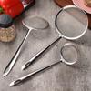 Long Handle Stainless Steel Oil Colander Spoon Fine Mesh Colander Kitchen Tool
