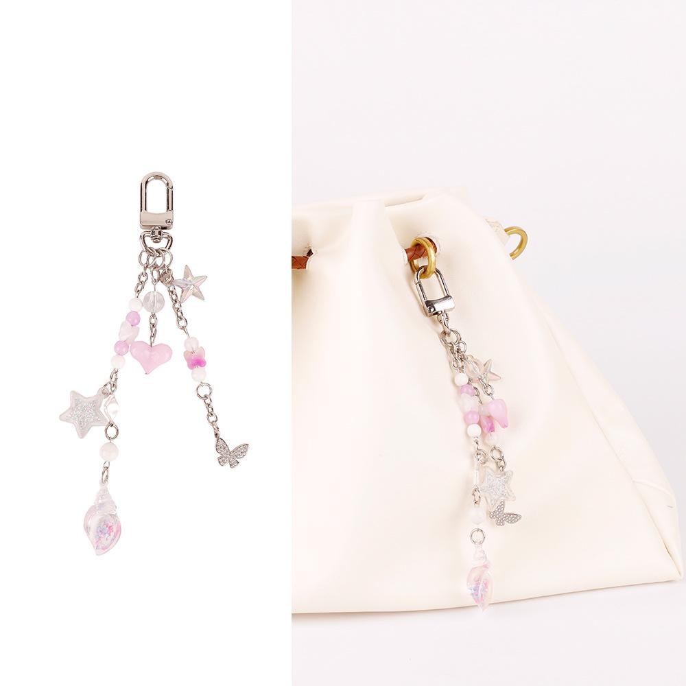 Ocean Series Starfish & Turtle Bag Charm Keyring