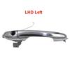 LHD/RHD Chrome Car Outside Door Handle Exterior Handles Left Right 1 Pc for Fiat 500 500C 2007-2018 68069943AC 68069942AB