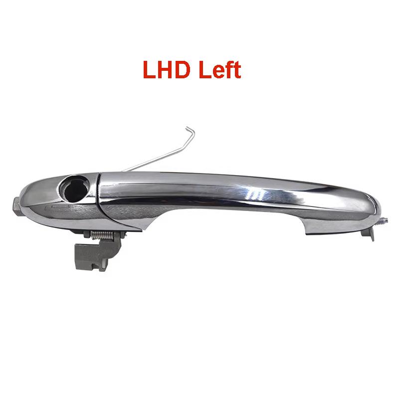 LHD/RHD Chrome Car Outside Door Handle Exterior Handles Left Right 1 Pc for Fiat 500 500C 2007-2018 68069943AC 68069942AB