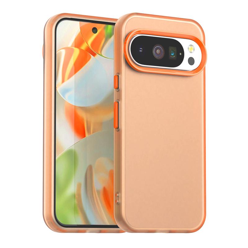 Anti-Drop Candy Color Case For Google Pixel 10 Matte PC Transparent Back Case Google Pixel 10 Pro Cover For Google Pixel 10 Case