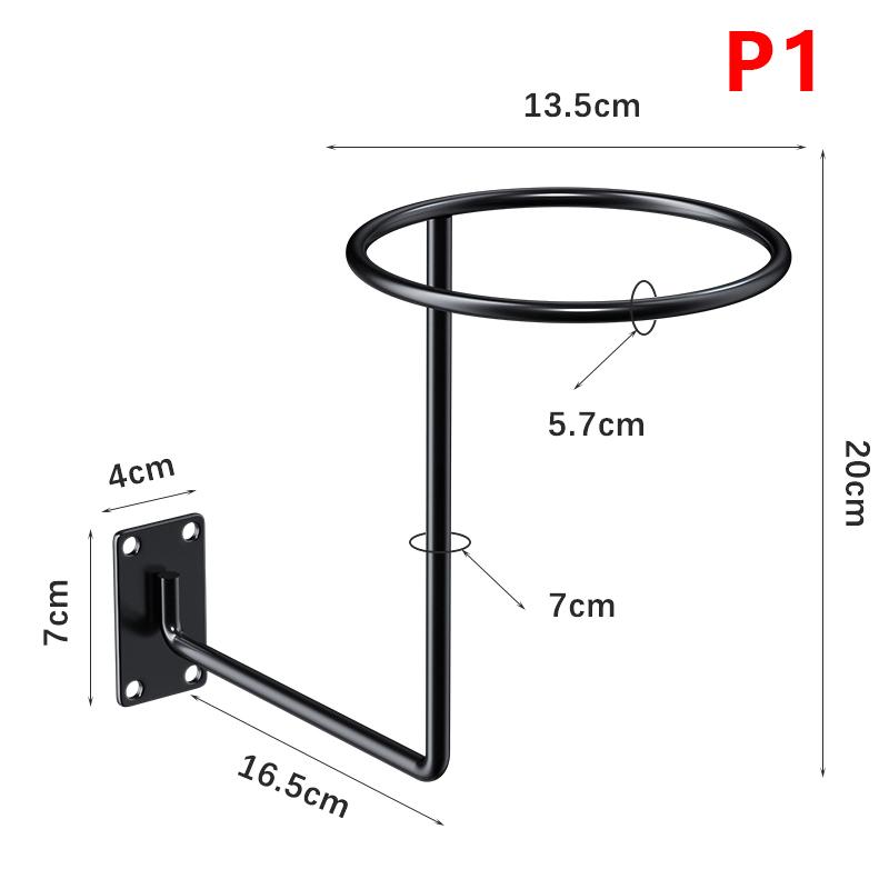 1Pc Black White Motorcycle Helmet Holder Hanger Rack Wall Mounted Hook For Coats Hats Caps Helmet Rack Black Steel Accessories