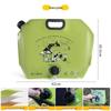 Portable 8L Foldable Water Bag for Camping & Hiking - Food Grade Large Capacity