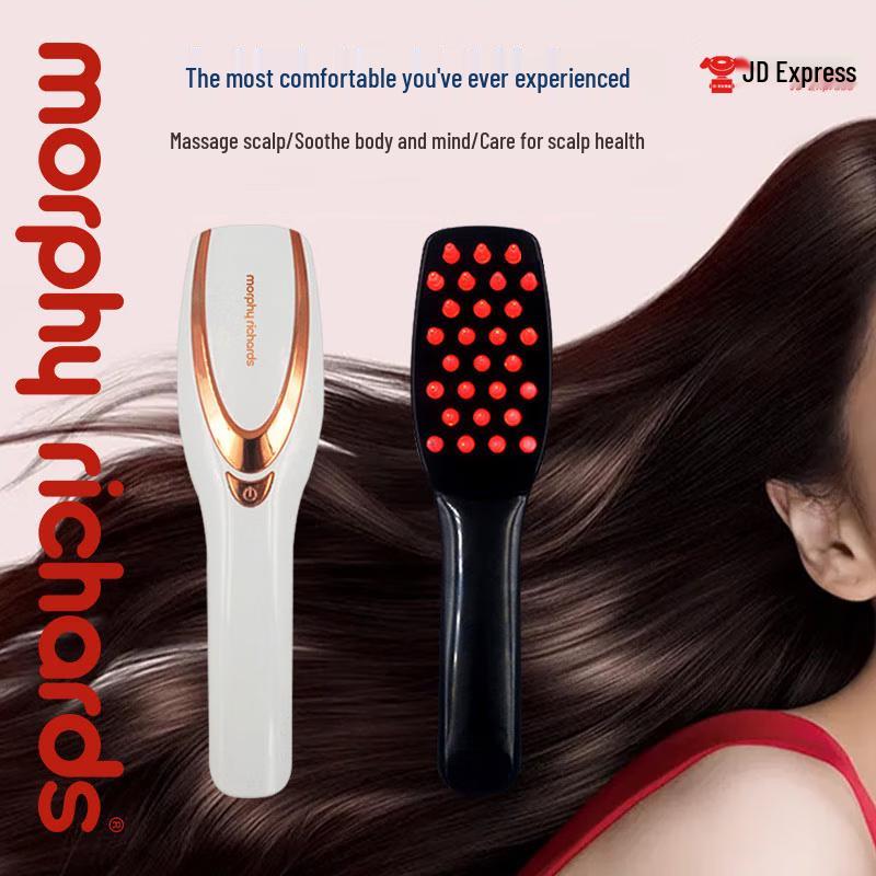 

Morphy Richards Electric Scalp Massager Comb with Red & Blue Light