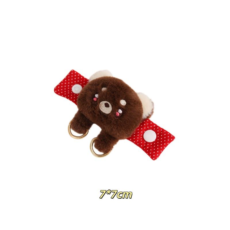 Adorably Animal Plush Toys Pendant Backpack Decoration Stuffed Doll Kawaii Decor Toys Earphone Case Coin Purse Kid Birthday Gift