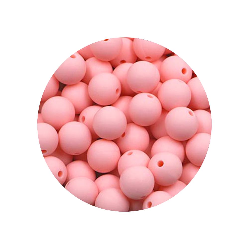 Kovict 9MM 40-80Pcs Round Silicone Bead 9MM Food Grade For Jewelry Making DIY Bracelet Pacifier Chain Accessories