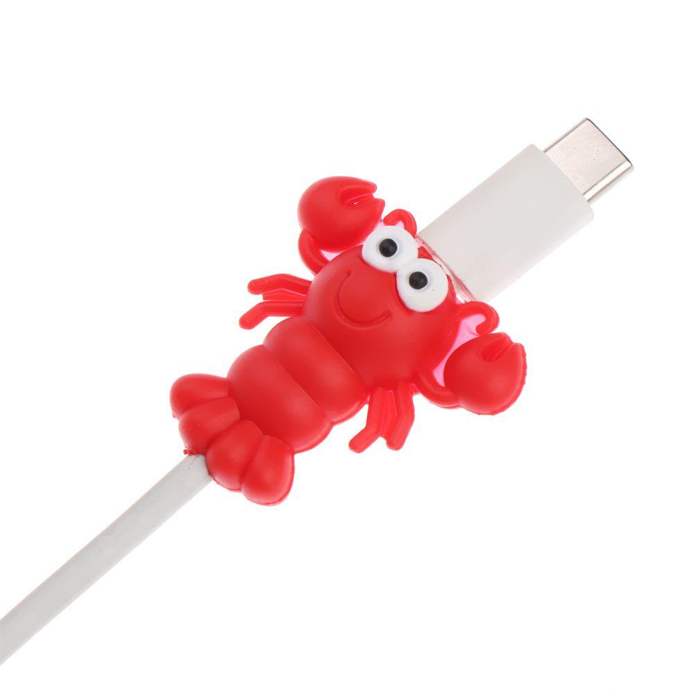 Cute Insect Shape Wired Earphone Cartoon Cable Protectors Wire Cord Protector Silicone Case Data Line Cover