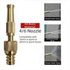 Multi-functional High Pressure Washer Nozzle Copper Material Adjustable Spray Nozzle  Household Use