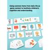 Carte Anglaise pour Enfants Montessori Blocs de Construction en Bois Lettres Anglaises Interaction Parent-Enfant Bataille d'Orthographe Jeux de Bureau