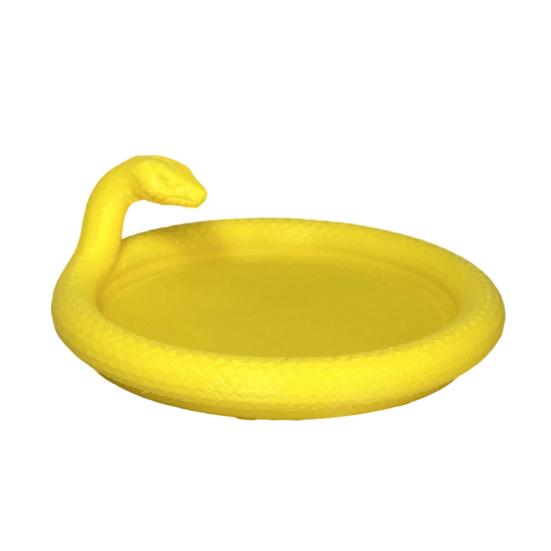 3D Printed Snake Tray Desktop Decorative Trinket Dish Multifunctional Jewelry Display Tray for Bracelet Earring Necklace