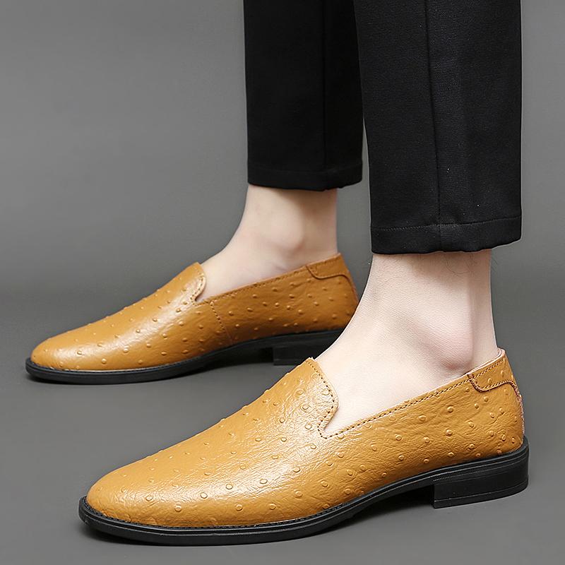 Herren Lederschuhe Slipper Loafer Formelle Schuhe Hochzeitsparty Herren Anzugschuhe Fahroxfords Schuhe