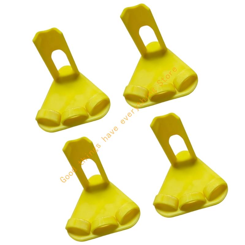 4 Pcs Poultry Leg Injury Splints Highlighting Modifiable Fasteners and Cavities 55KF
