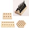 Solid Wood Pliers Storage Rack For Workshop Tool 8/12/19Holes Sturdy Construction NonSlip Base Durability Wood Build