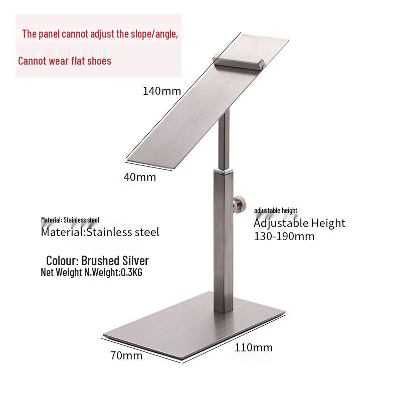 Adjustable Stainless Steel Shoe Display Stand
