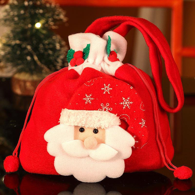Christmas Eve Apple Gift Set: Peace Apple Candy Bag for Kids