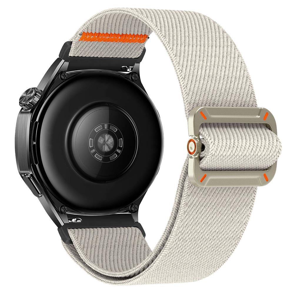 For Huawei Watch GT 5 46mm Nylon Watch Band 22mm Elastic Wrist Strap