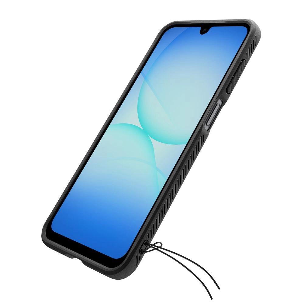 Spigen Rugged Armor Hülle für Samsung Galaxy A17 - mattschwarz
