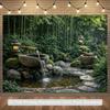 2D Stone Path Waterscape Portrait Photo Backdrop