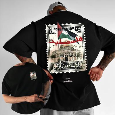 2025 Sommar Populär Herr Grafisk Bomulls T-shirt Skjorta Casual Herr T-shirt Kortärmad T-shirt Superhög Kvalitet