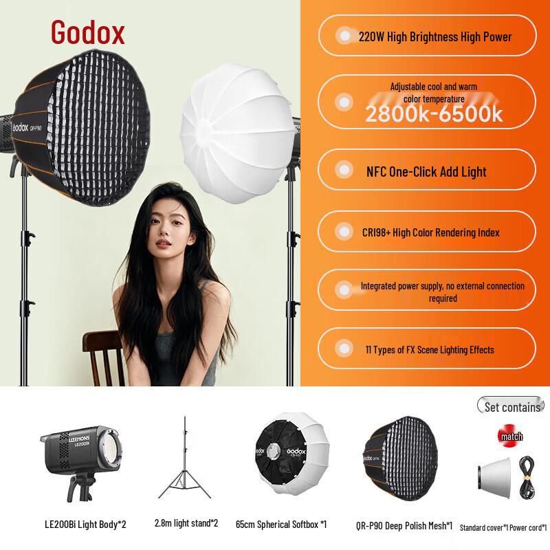 Godox Bi-color LED Video Light Kit