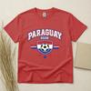 Paraguay 2026 Football Fan T Shirt Soccer Supporters Gildan Cotton Family