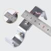 2 Stück Eisen Universal Gardinenstangenhalterung Verstellbare Länge 8,8-11,5cm Römische Stange für Heim Möbel Zubehör