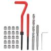 25pcs M6 Thread Repair Kit Thread Tap Drill Bit Damaged Threads Repair Tools