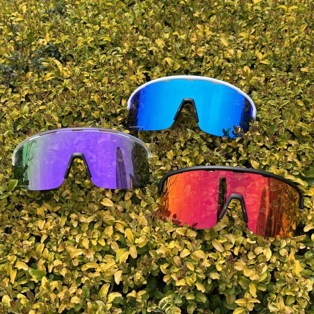 Neon Radbrille Outdoor-Sportarten Fahrrad Sonnenbrille UV400 Herren MTB Radbrille Damen Rennrad Sonnenbrille