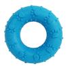 Pet Toy Donut Shape Interactive Throwing Catching Dog Toy Teeth Cleaning Massage Bumps Footprint Texture Bite-Resistant Pet Dog Chew