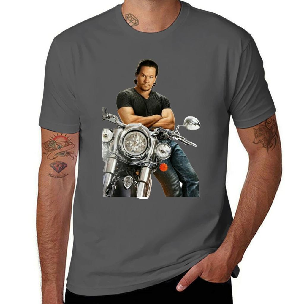 Mark Wahlberg 90er Jahre T-Shirt Lässig Leicht Sommer Kurzarm Oberteil T-Shirt