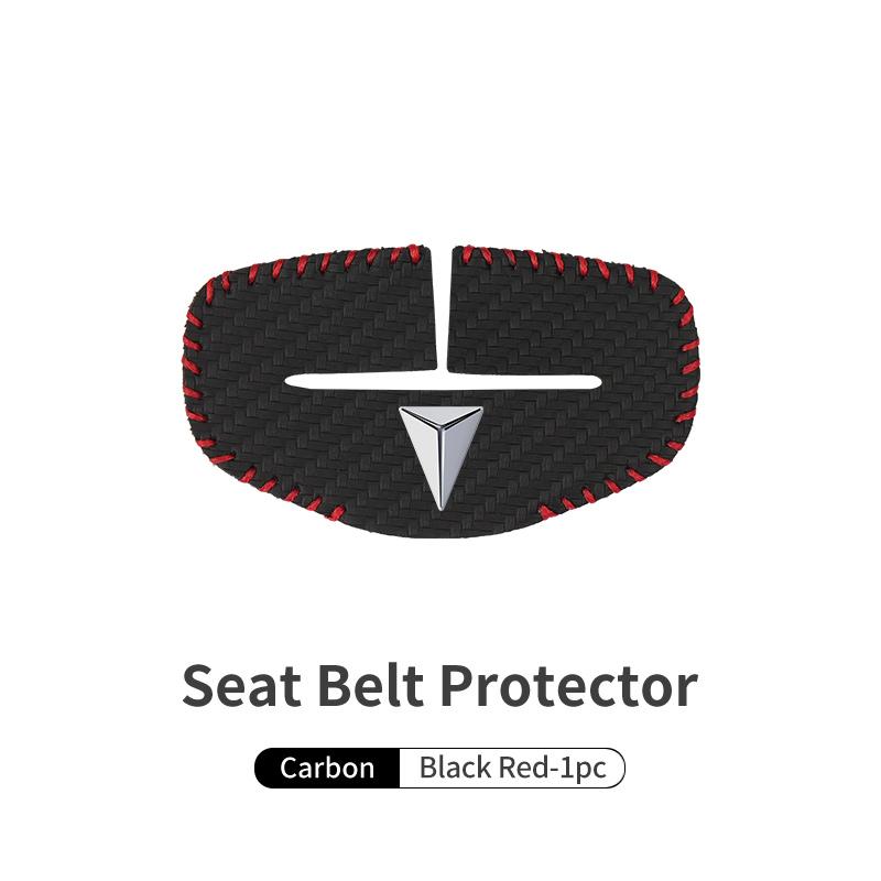 For Deepal Car Seat Belt Buckle Plug Leather Protective Cover D9 N7 X N8 N9 Dmi EV MPV SUV 2022 2023 2024 2025