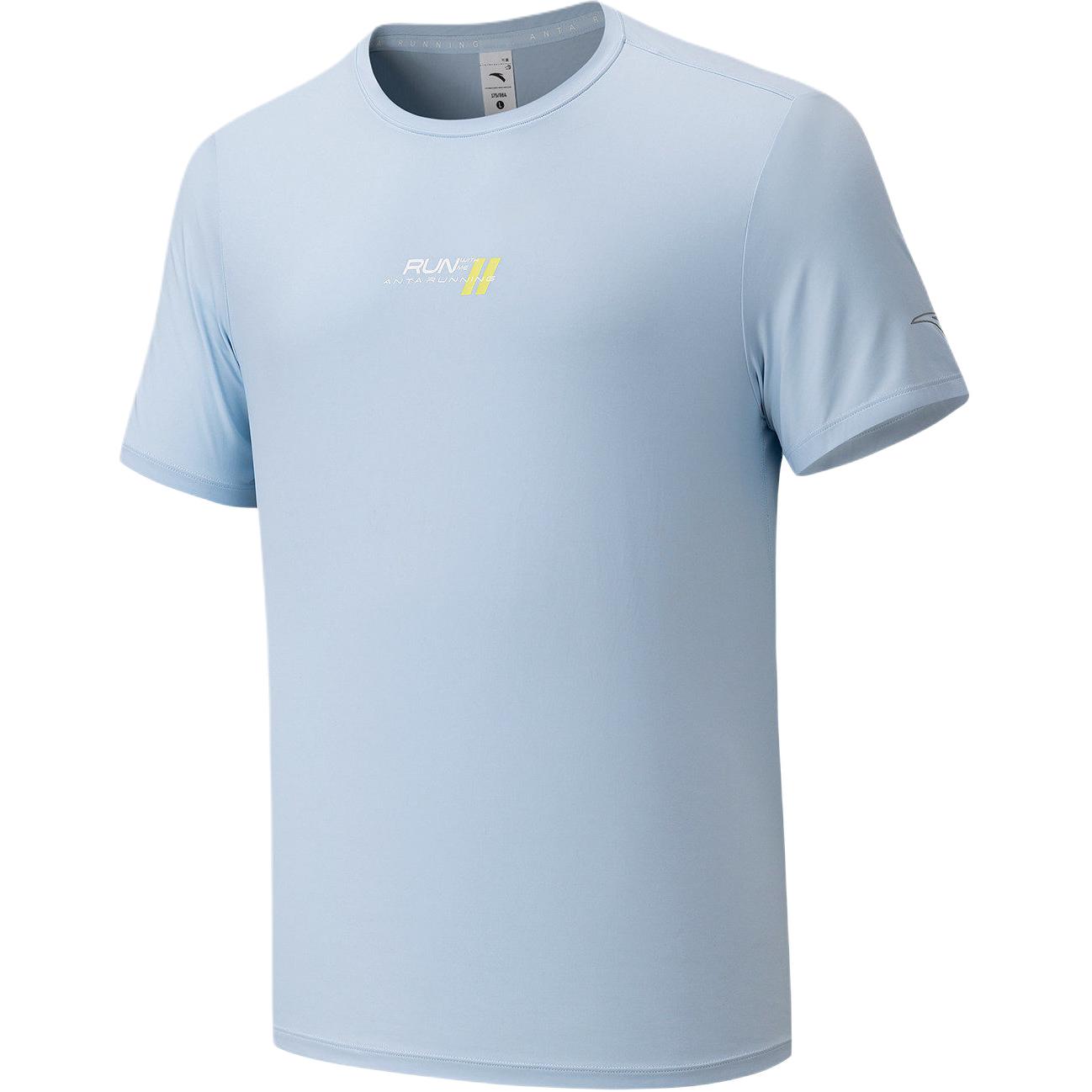 Anta Running Series Letter Round Neck Versatile Casual Short Sleeve T-Shirt Men Tops 152625112-1 S