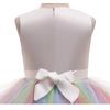 Unicorn Tutu Dress for Girls - Rainbow Princess Birthday Party Dress + Halloween Costume, 2-in-1 Kids Fancy Dress