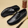Fashion Genuien Leather Men Loafers Super Soft Casual Shoes For Men Classic Moccasins Light Boat Footwear Plus Size 38-44