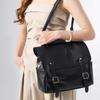 SHELKSBAG Preppy School Style Backpack Womens Shoulder Bags Vintage Quality Soft Leather Handbag for Women Casual Travel Daily