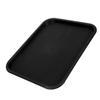 Fast Food Tray PP Rectangular Thick Slip Resistant Multi Purpose Food Service Tray for Restaurant Canteen