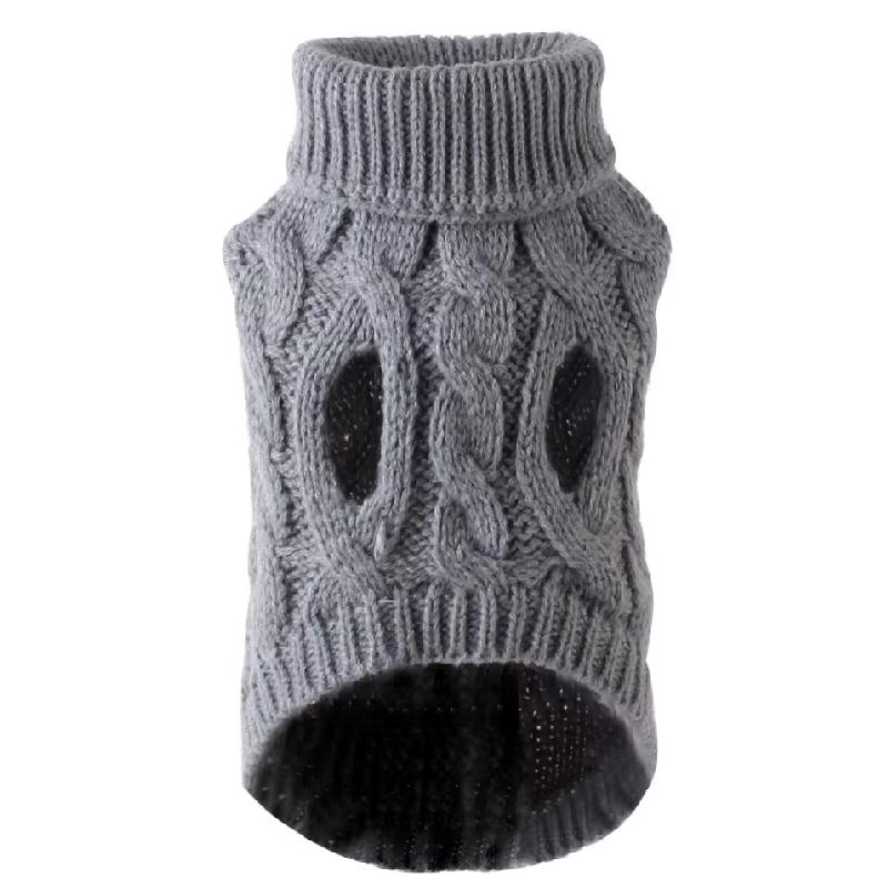 1PC Dog Clothes Comfortable Pet Knitted Sweaters Puppy Cat Clothes Cute Suitable for Petite Sizes Lovely Multicolor
