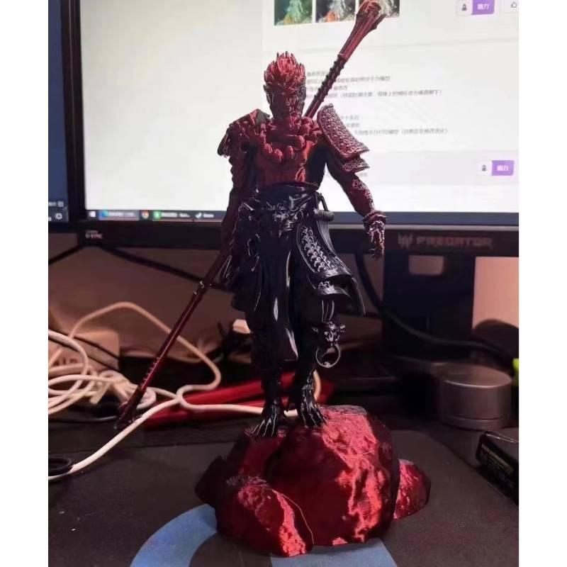 3d Manufacturer Direct Wholesale Black Myth Wukong Statue Chinese Son Goku Keychain Model