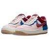 New Nike Air Force 1 Low Shadow Light Soft Pink Team Red Blue Women's CI0919-601