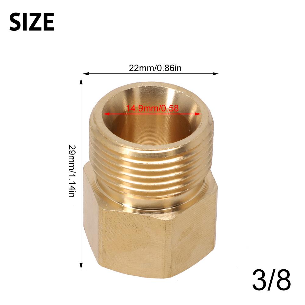 

Adapter M22 For X1 5 External Thread to G 3/8 Female Thread for Pressure Washer Hose Lance and Cleaner Connectors China Mainland