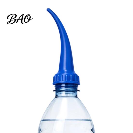 Portable Watering Nozzle Bottle Cap Plant Spout, Adjustable Flow Curved Pipe Mouthpiece, 3D Mini Tool Print Lightweight Irrigation for Indoor
