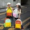 Schoolbag1011 New Kindergarten Primary School Schoolbag Contrasting Backpack Children's Color Matching Backpack Boys and Girls Leisure Travel Bag