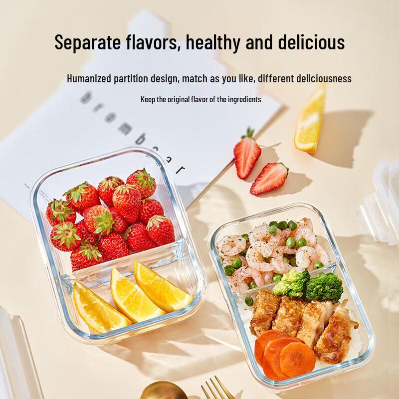 Ningzhao Microwave-Safe Glass Food Container Set