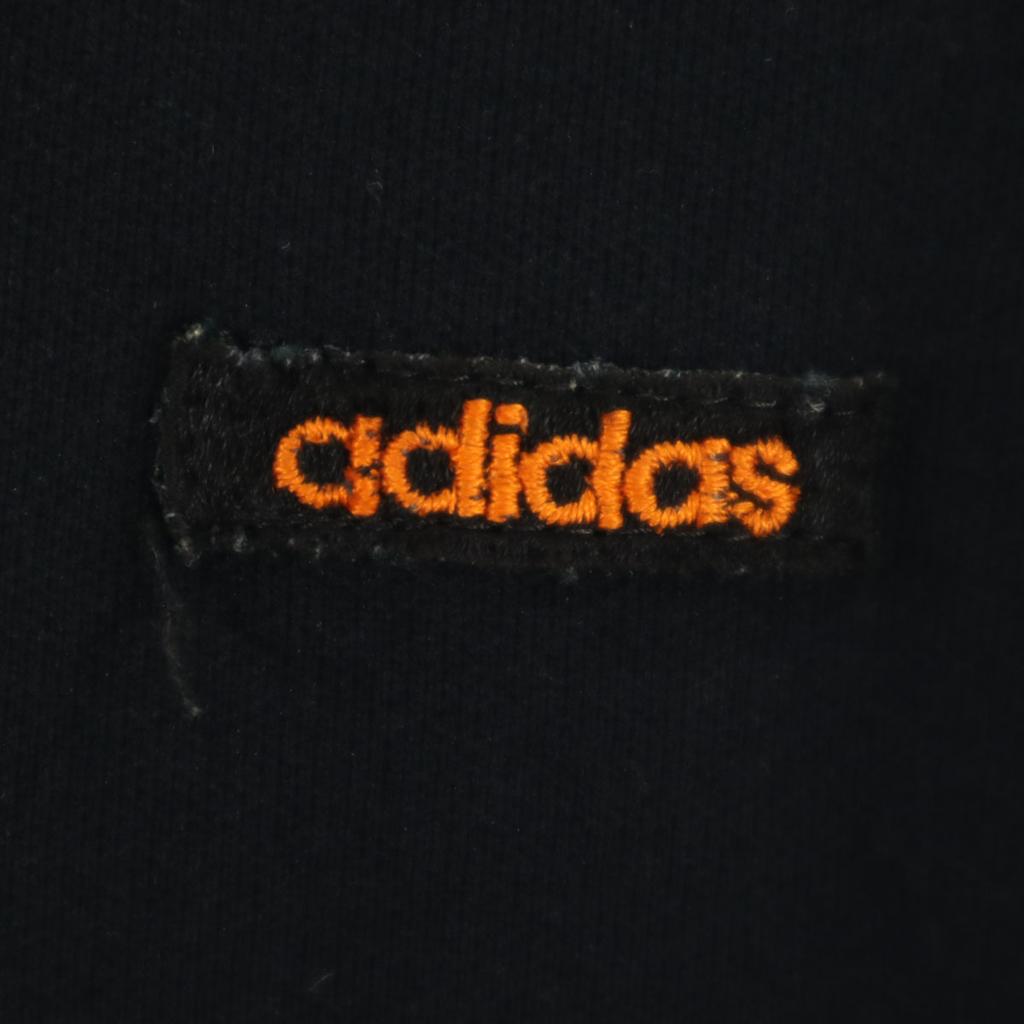 Adidas 70s Vintage Tags da Alemanha Ocidental Calças de treino 3 preto Malha Descente Masculino Usado