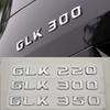 3D ABS Samolepka na auto Logo GLK220 GLK300 GLK350 Zadní kufr Písmena Znak Odznak Pro Mercedes Benz Řada GLK GLK220 GLK300 GLK350