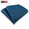 Herren Gestreiftes Polyester Seide Business Einstecktuch