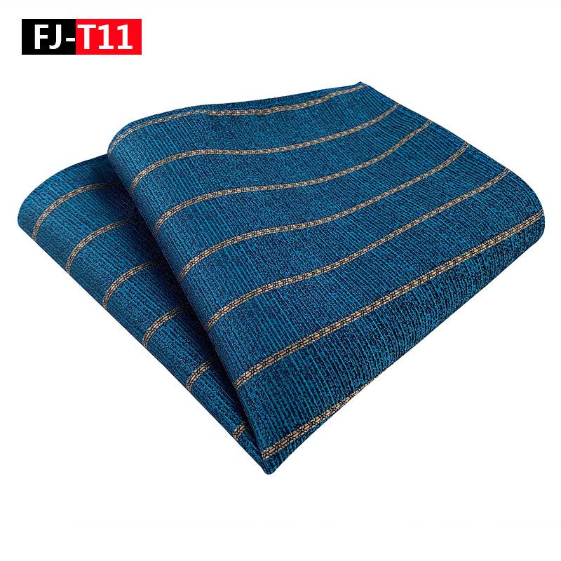 Herren Gestreiftes Polyester Seide Business Einstecktuch