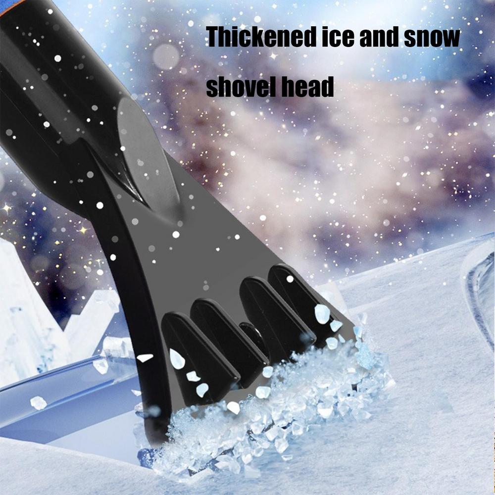 For Refer To Description Snow Shovel For Car High Strength Anti-Cracking Snow Shovels Ergonomic Handle Long-Lasting Snow Brush