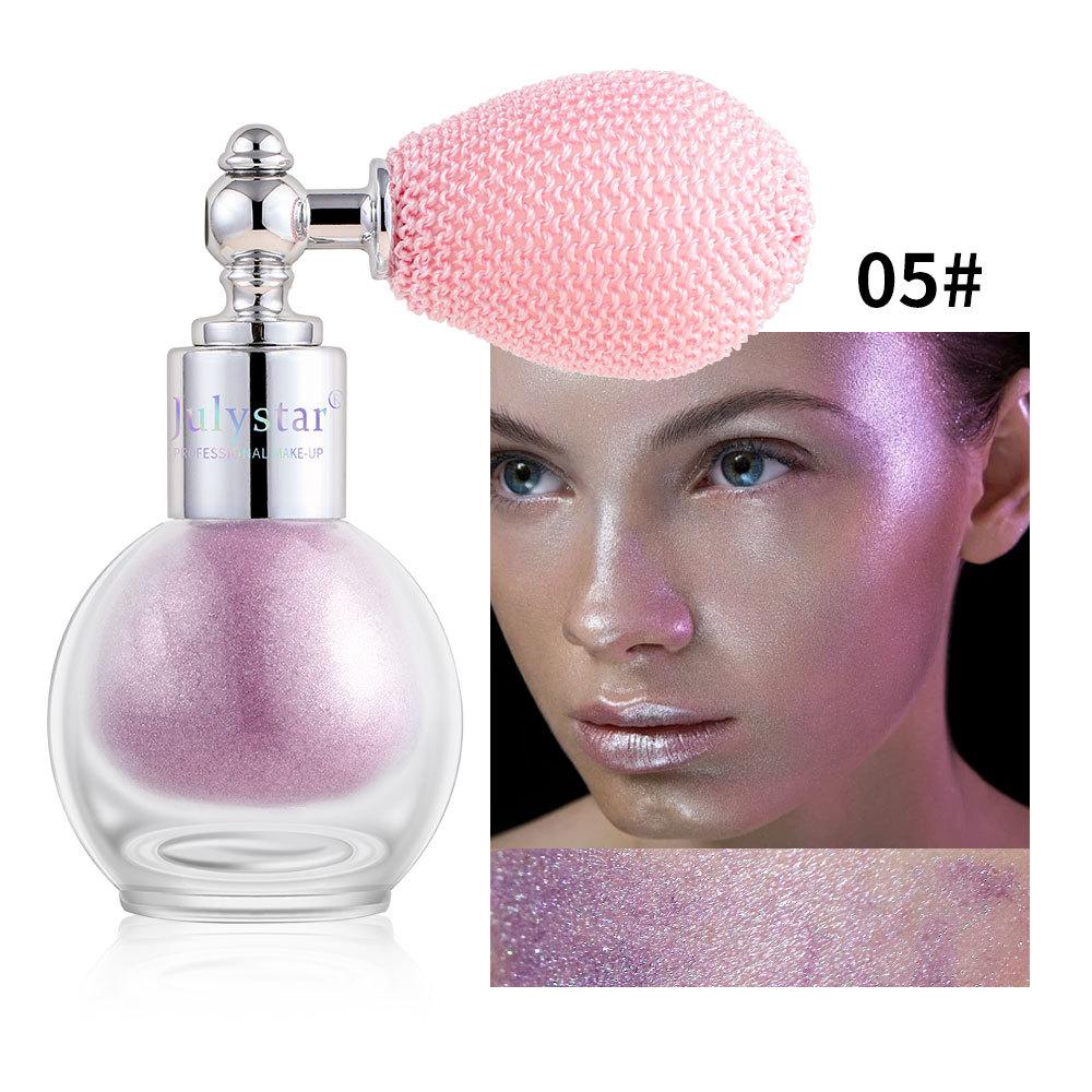 Spray Glitter Corpo Fata Shine Illuminante in Polvere Diamante Alta Lucentezza Polvere Air Bag Lucido High Light Shimmer Trucco Viso Corpo
